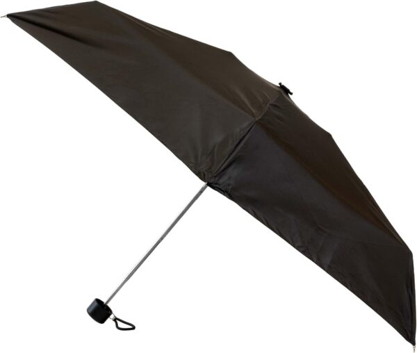 Totes MICRO MINI PURSE MANUAL UMBRELLA-MANY STYLES (Black Square) - Image 3