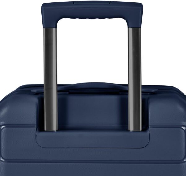 Traveler's Choice Pagosa Indestructible Hardshell Expandable Spinner Luggage, Navy, 2 Piece Set - Image 7