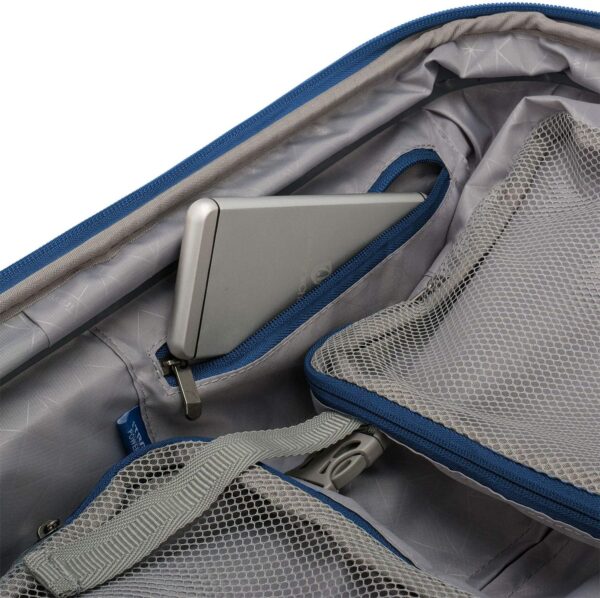 Traveler's Choice Pagosa Indestructible Hardshell Expandable Spinner Luggage, Navy, 2 Piece Set - Image 9
