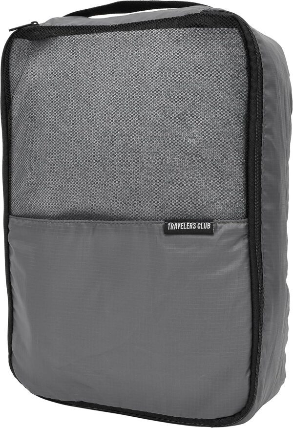 Travelers Club Riddock Luggage and Travel Accessories, Charcoal, 14-Piece Set - Image 10