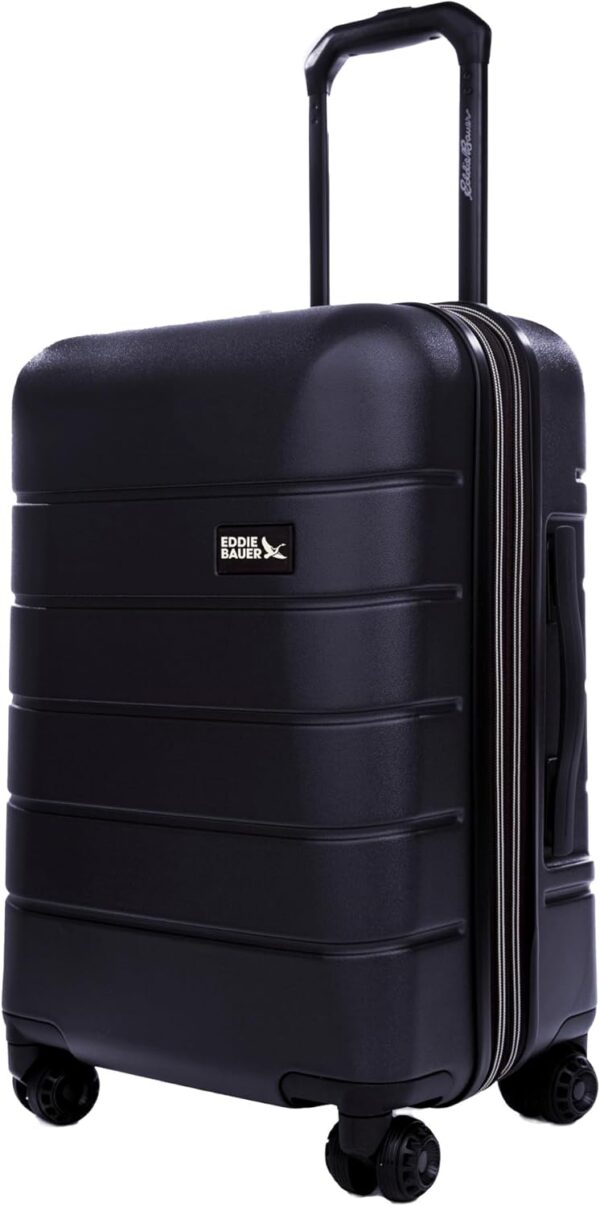 Eddie Bauer Glacier Hardside | Spinner Wheels | Expandable | Lightweight | Durable | Travel Essentials, Storm, 2-Piece Luggage Set - Image 3
