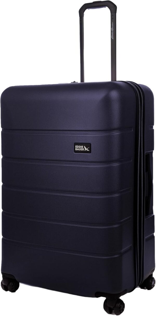 Eddie Bauer Glacier Hardside | Spinner Wheels | Expandable | Lightweight | Durable | Travel Essentials, Storm, 2-Piece Luggage Set - Image 4