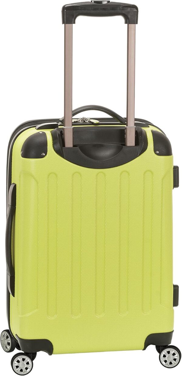 Rockland London Hardside Spinner Wheel Luggage, Green, 28-24-20-Inch - Image 2