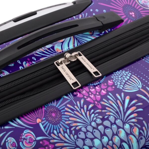 Travelers Club Bella Caronia Deluxe, 3, 7 Piece Luggage & Travel Accessories Set, Jardin, 20" Carry-On - Image 7