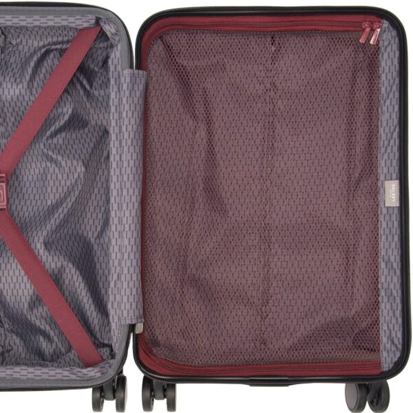 Delsey Paris Alexis Durable Hardside Luggage, Expandable Lightweight 4-Wheel Spinner, Easy Grip Telescoping Handle for Smooth Mobility, TSA-Lock Incorporated, Men and Women, Burgundy, Check-In 29-Inch - Image 4